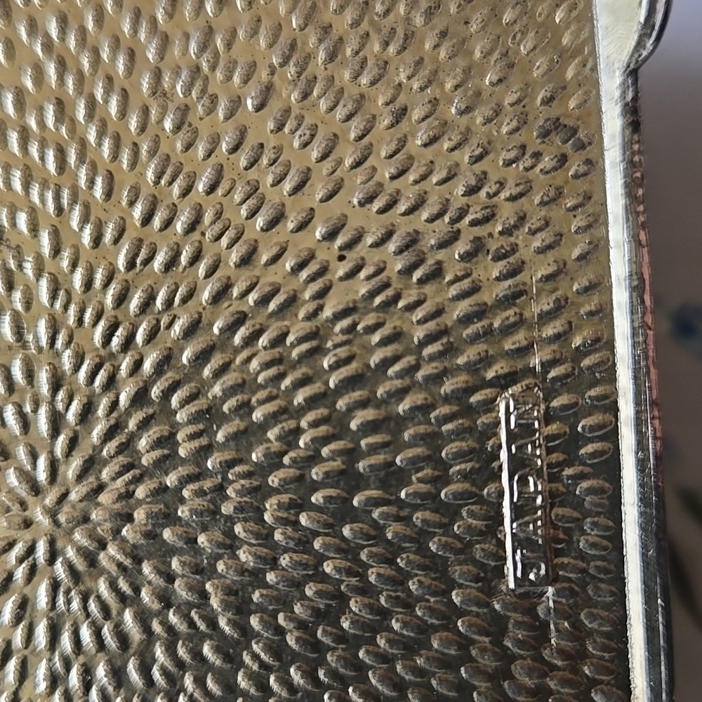 JAPAN Vintage Silver Jewelry Box with Engraved Design - Picture 10 of 13
